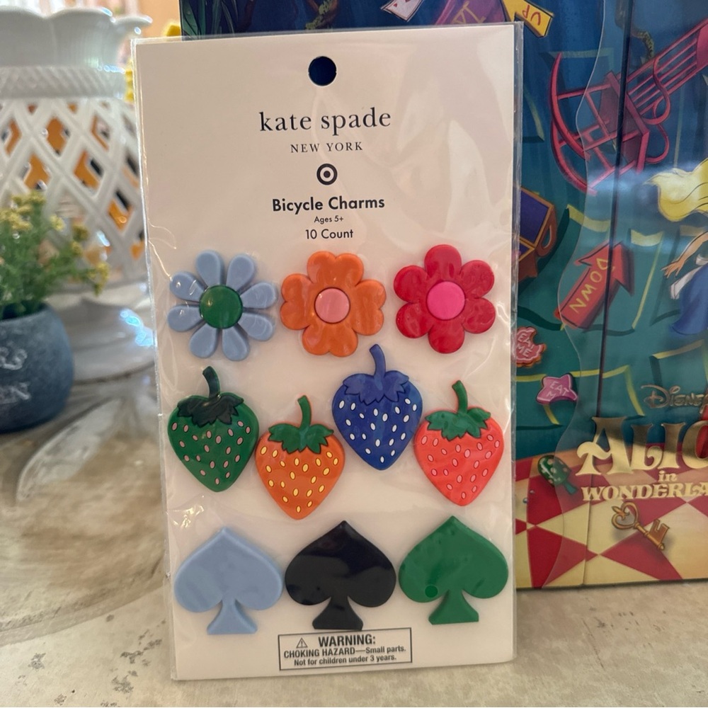 NWT! Kate Spade x Target charms strawberry or bike
